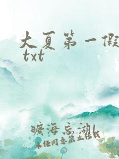 大夏第一假太监 txt