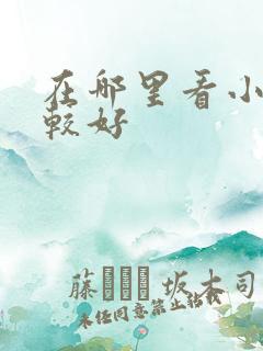 在哪里看小说比较好