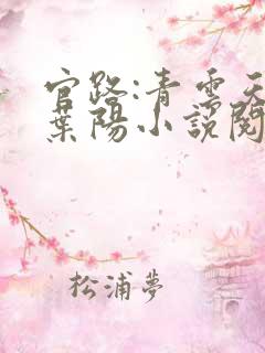 官路:青云天骄叶阳小说阅读