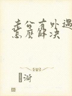 老公有外遇老婆怎么解决