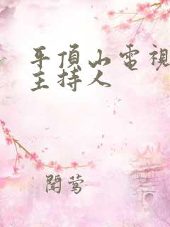 平顶山电视台女主持人