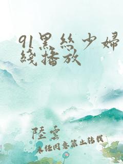 91黑丝少妇在线播放