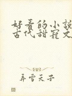 好看的小说言情古代甜宠文