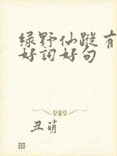 绿野仙踪有哪些好词好句