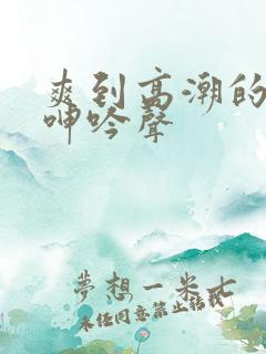 爽到高潮的少妇呻吟声