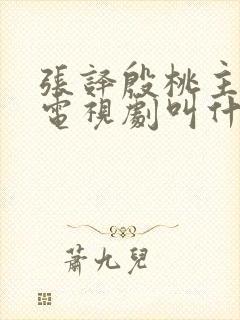张译殷桃主演的电视剧叫什么名字
