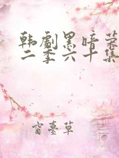 韩剧黑暗荣耀第二季六十集