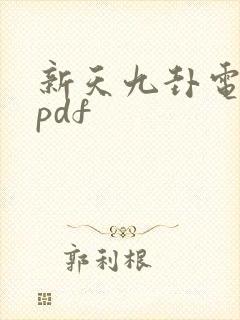 新天九卦电子书pdf