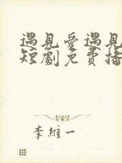 遇见爱遇见幸福短剧免费播放