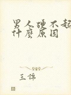 男人硬不起性是什么原因