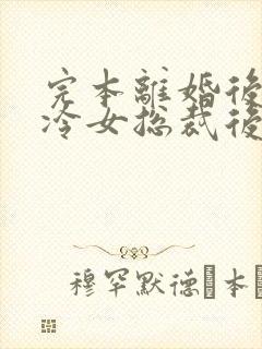 完本离婚后,高冷女总裁后悔