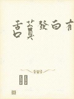 舌苔发白有齿痕口臭