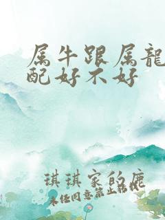 属牛跟属龙的婚配好不好