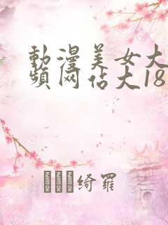 动漫美女大胸视频网站大18