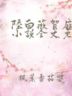 陆白薇贺庭最新小说全文免费阅读