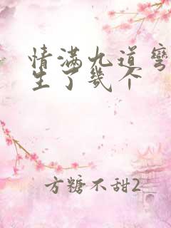 情满九道弯叶菲生了几个