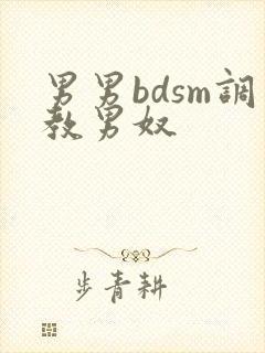 男男bdsm调教男奴