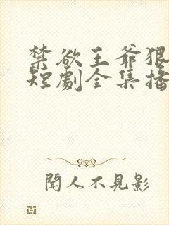禁欲王爷狠狠宠短剧全集播放