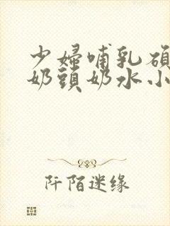 少妇哺乳硕大的奶头奶水小说