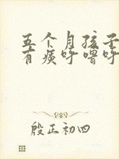 五个月孩子嗓子有痰呼噜呼噜的怎么办