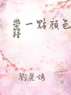 带一点颜色的书籍
