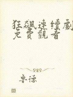 狂飙连续剧全集免费观看