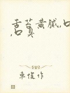 舌苔黄腻,口苦,口臭