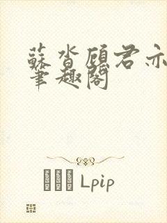 苏沓顾君亦小说笔趣阁