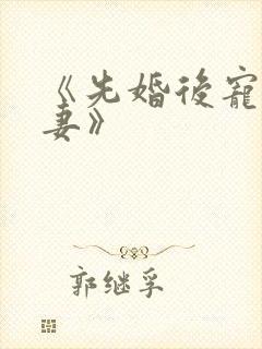 《先婚后宠小娇妻》