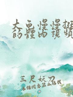 大龟慢慢挺进我的体内视频
