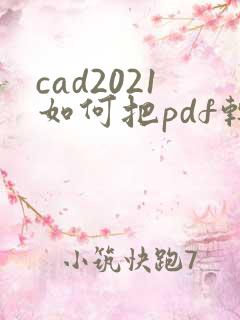cad2021如何把pdf转成cad格式
