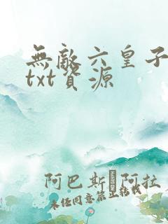 无敌六皇子全本txt资源