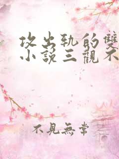攻出轨的双男主小说三观不正