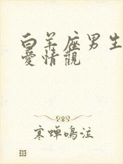 白羊座男生塔罗爱情观
