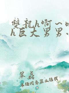 双龙h啊～嗯啊h巨大男男小说