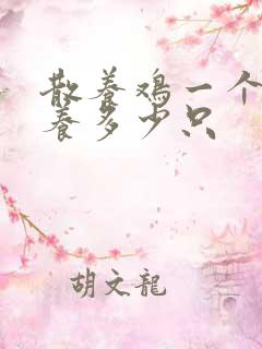 散养鸡一个平方养多少只
