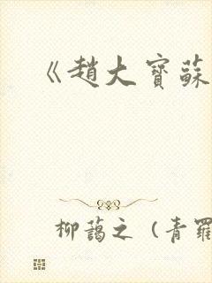 《赵大宝苏媚》
