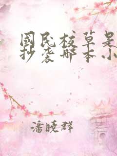 国民校草是女生抄袭哪本小说