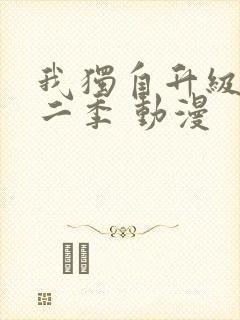 我独自升级 第二季 动漫
