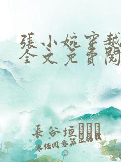 张小婉穿越小说全文免费阅读