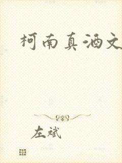 柯南真酒文