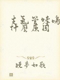 支气管哮鸣音是什么原因