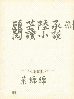 顾芒陆承洲全文阅读小说