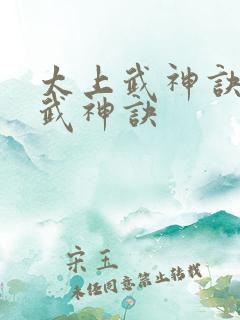 太上武神诀太上武神诀