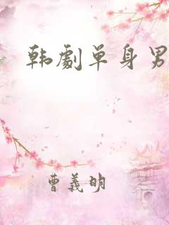 韩剧单身男女