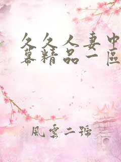 久久人妻中文字幕精品一区二区