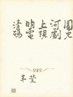 清明上河图的密码电视剧免费观看