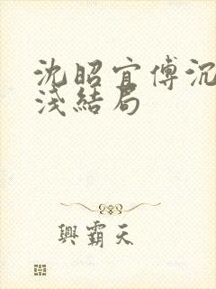 沈昭宜傅沉砚叶浅结局