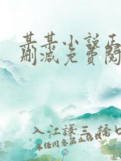 某某小说正版无删减免费阅读全文