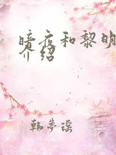 暗夜和黎明剧情介绍